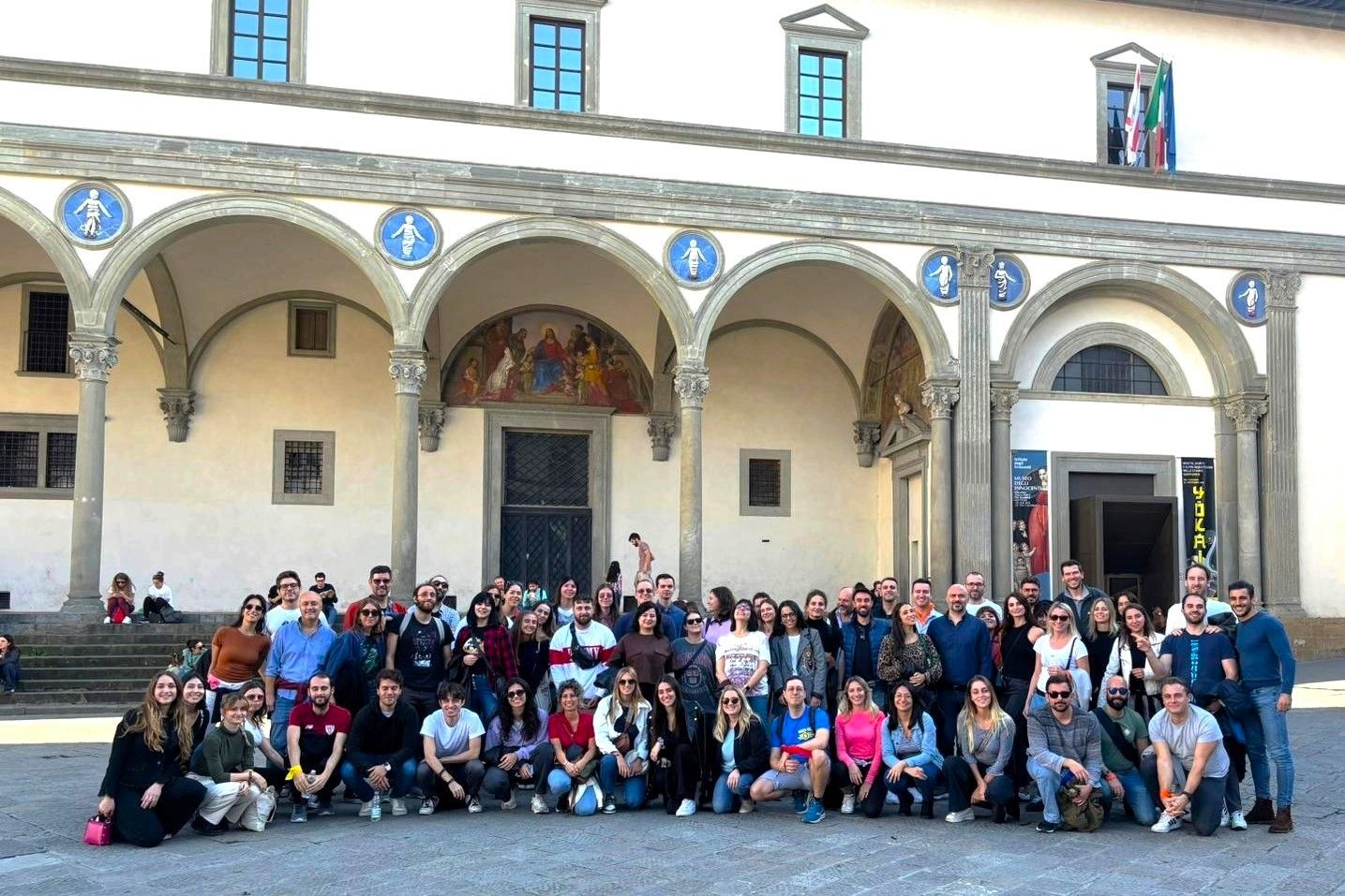 Photo of the Bravo Savings Network team in the center of Florence