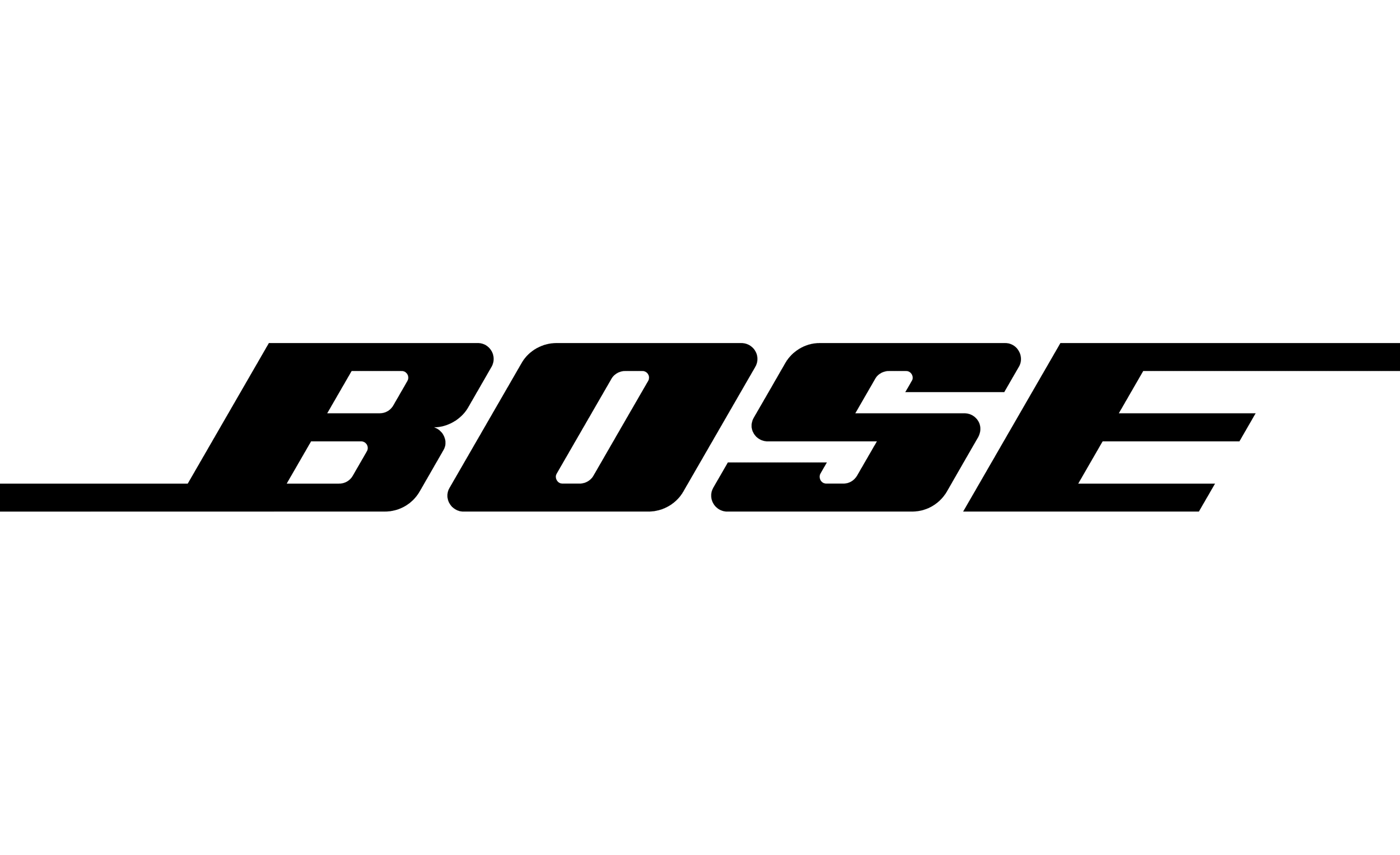 Bose logo with black text and transparent background